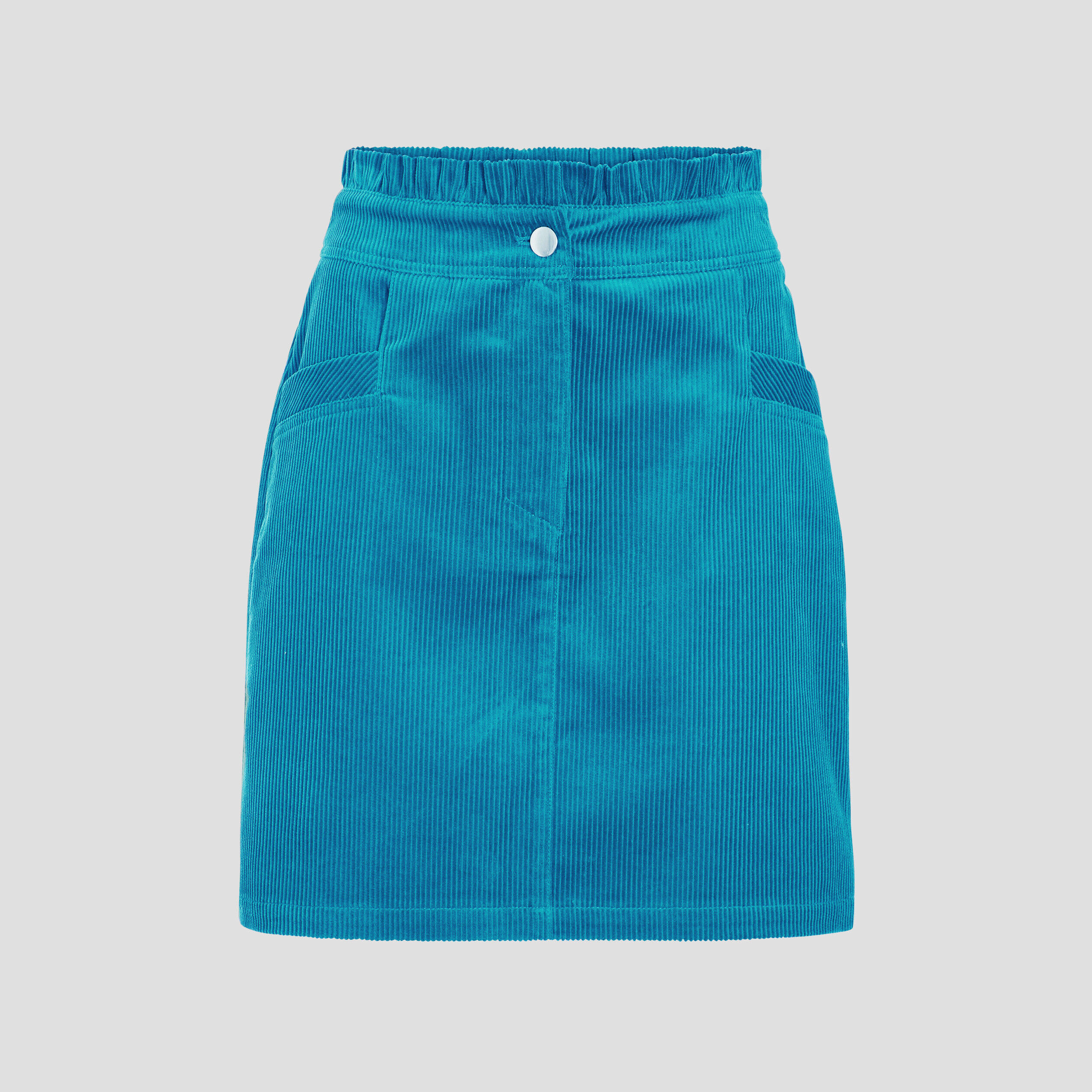 Jupe droite velours vert émeraude femme | Cache Cache