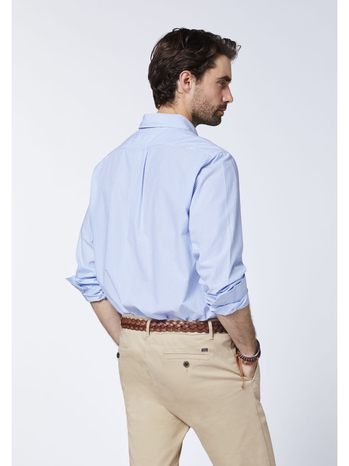 Polo Sylt Hemd in Blau günstig kaufen