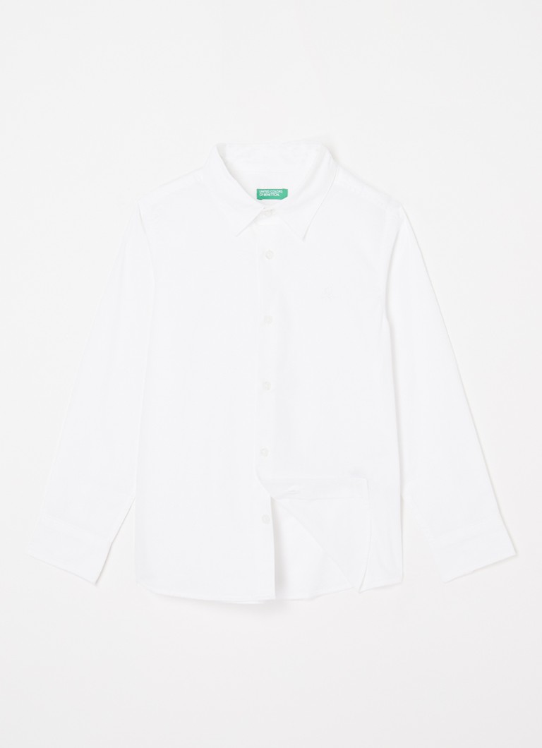 Camisa Benetton com padrão trançado