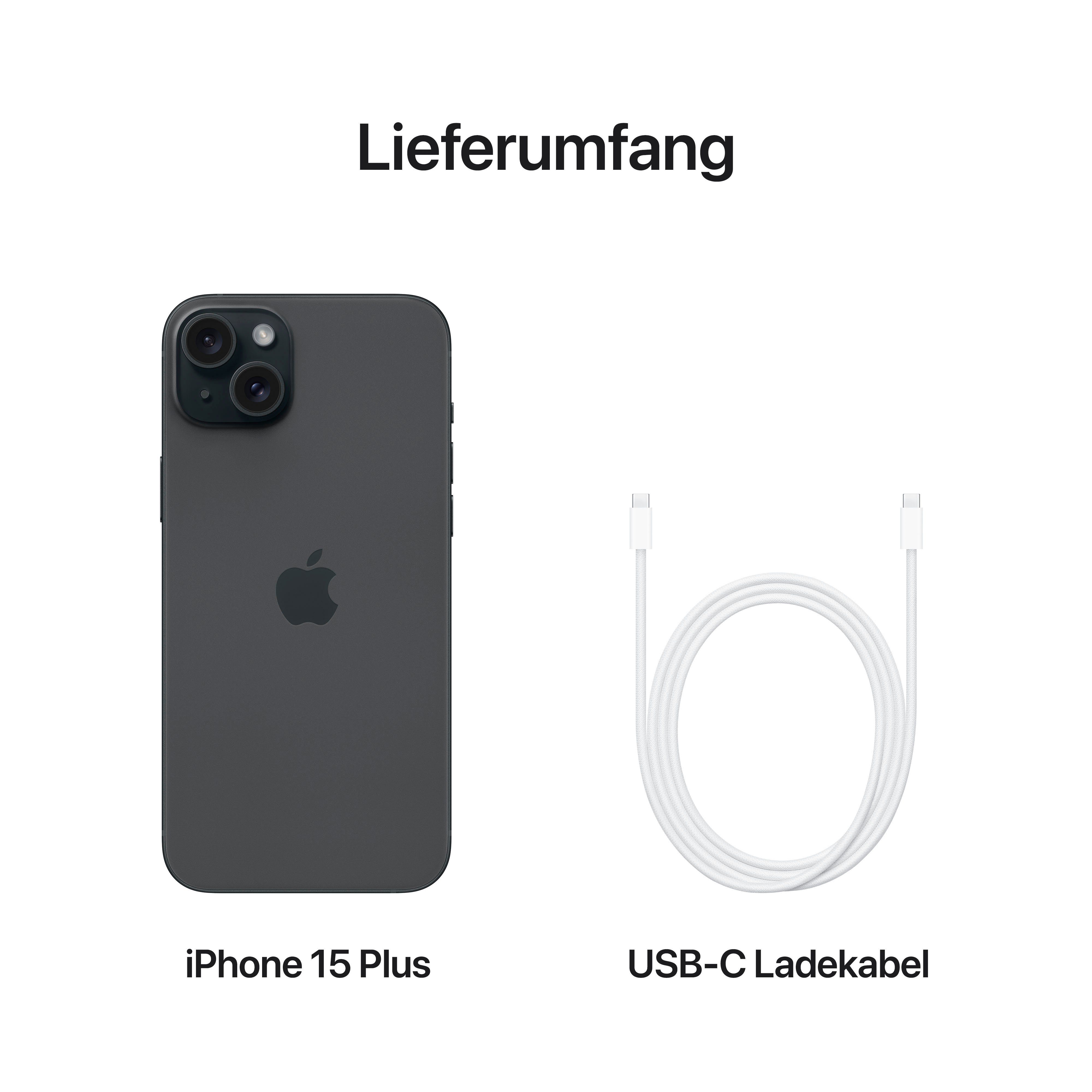 Apple iPhone 15 Plus 128GB Smartphone (17 cm/6,7 Zoll, 128 GB Speicherplatz, 48 MP Kamera)