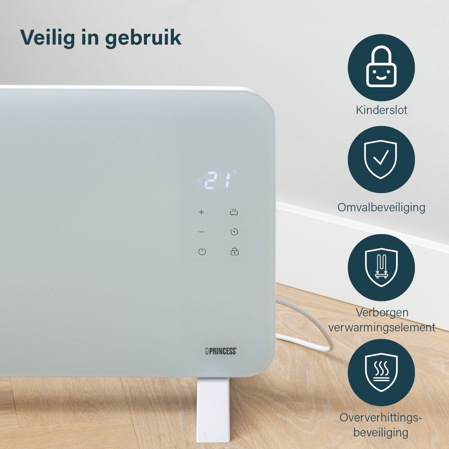 Princess 2000 Watt Elektro Heizpaneel
