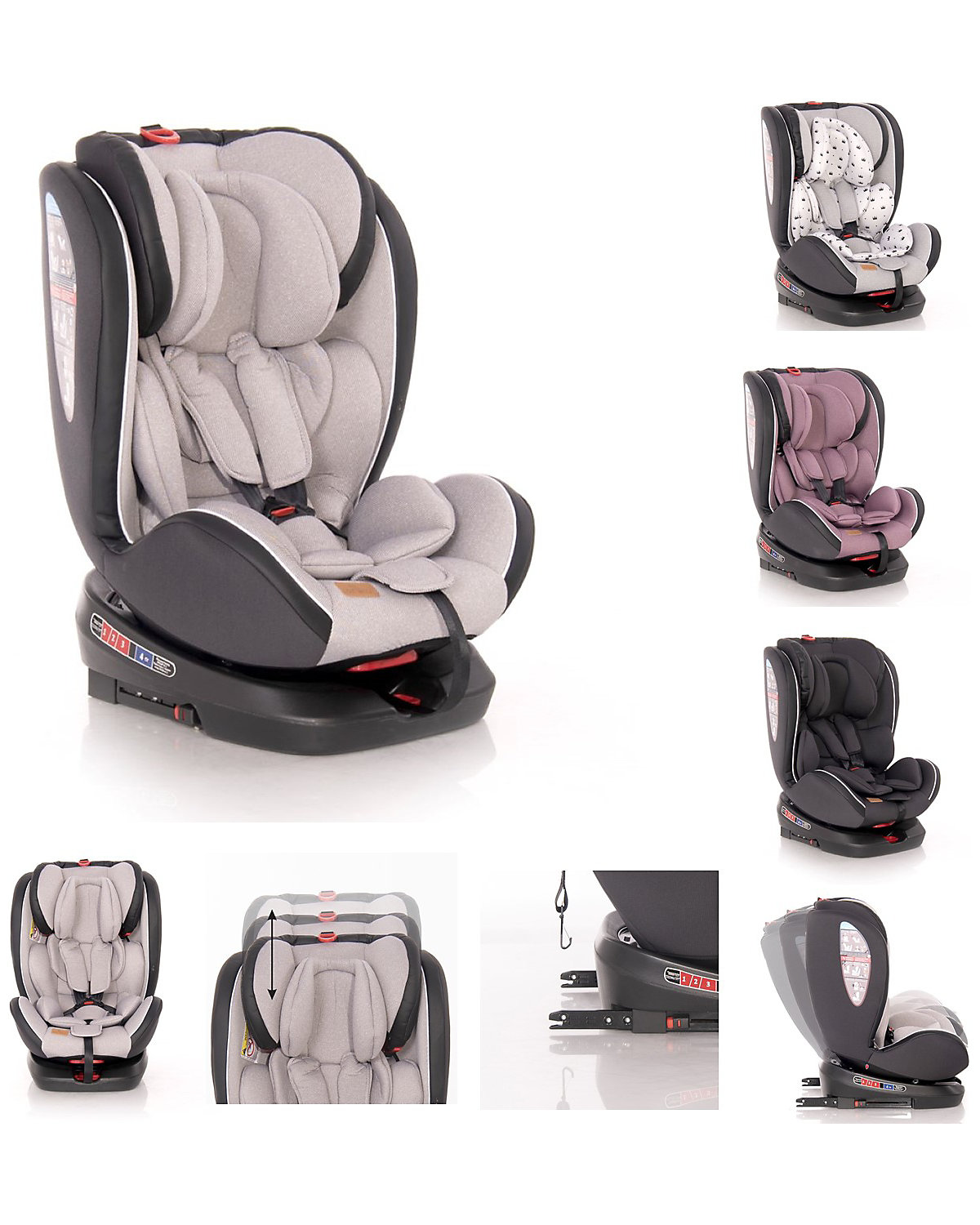 Kindersitz Nebula Gruppe 0+/1/2/3 (0-36 kg) Isofix Kindersitze