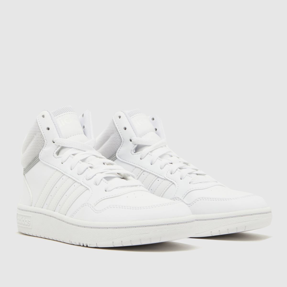 adidas fehér Hoops Mid 3.0 ifjúsági cipő