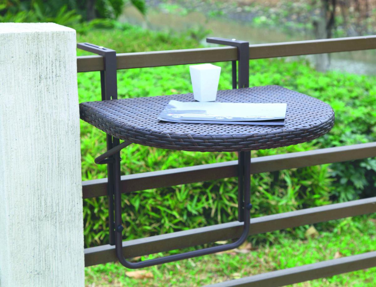 Garden Pleasure Harms Balkon-Hängetisch AGRA, klappbar