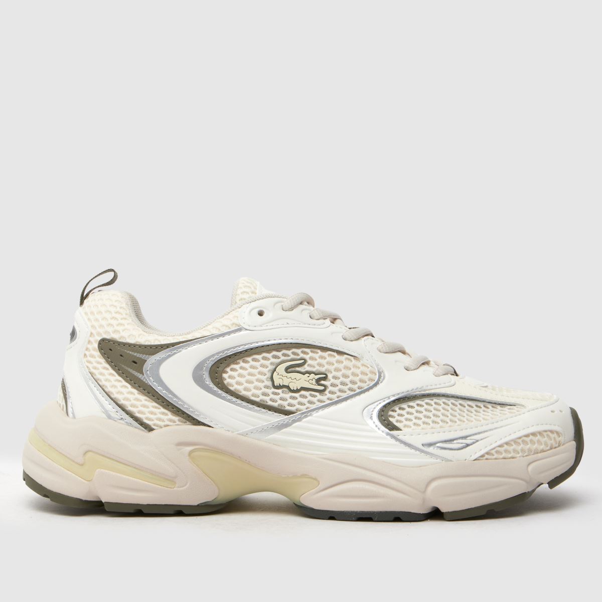 Lacoste športni copati Storm 96 2k v beli in zeleni barvi
