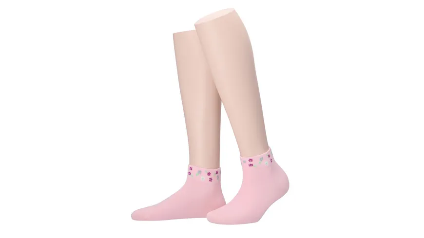 MOVE UP Damen Sneaker Socken rosa