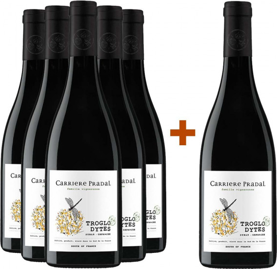 5+1 Paket Troglodytes Rouge - Domaine Carrière-Pradal