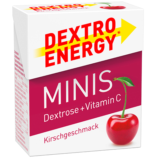 DEXTRO ENERGY Minis Dextrose Kirsche   Vitamin C  1 St