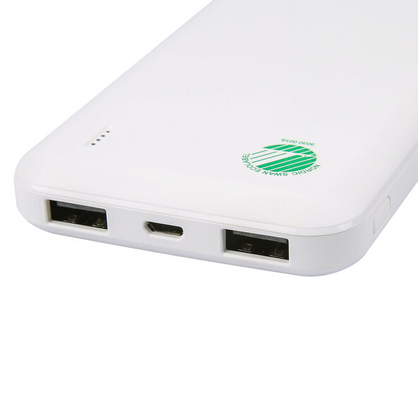 Powerbank PB-S1000 mit 10.000 mAh und 2x USB-A
