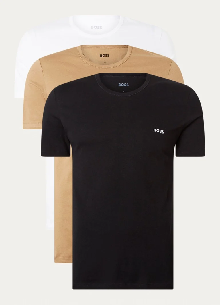 HUGO BOSS -paidat, pyöreä pääntie, 3 kpl