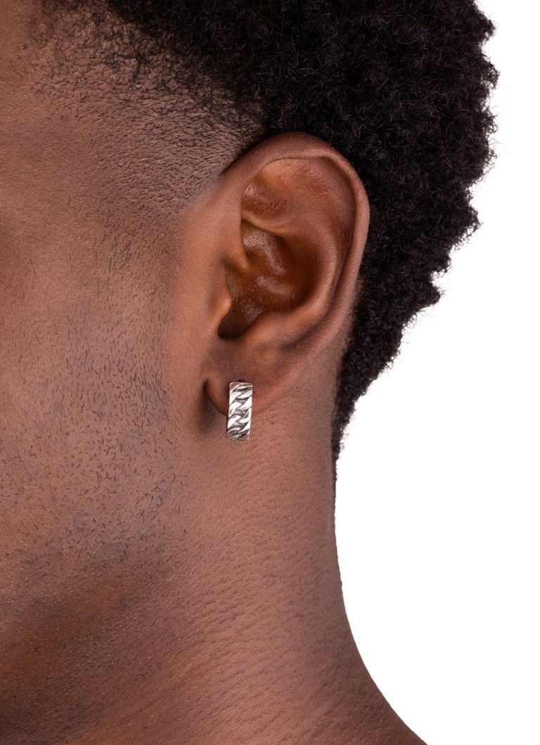 Buddha to Buddha Esther Small silver hoop earrings
