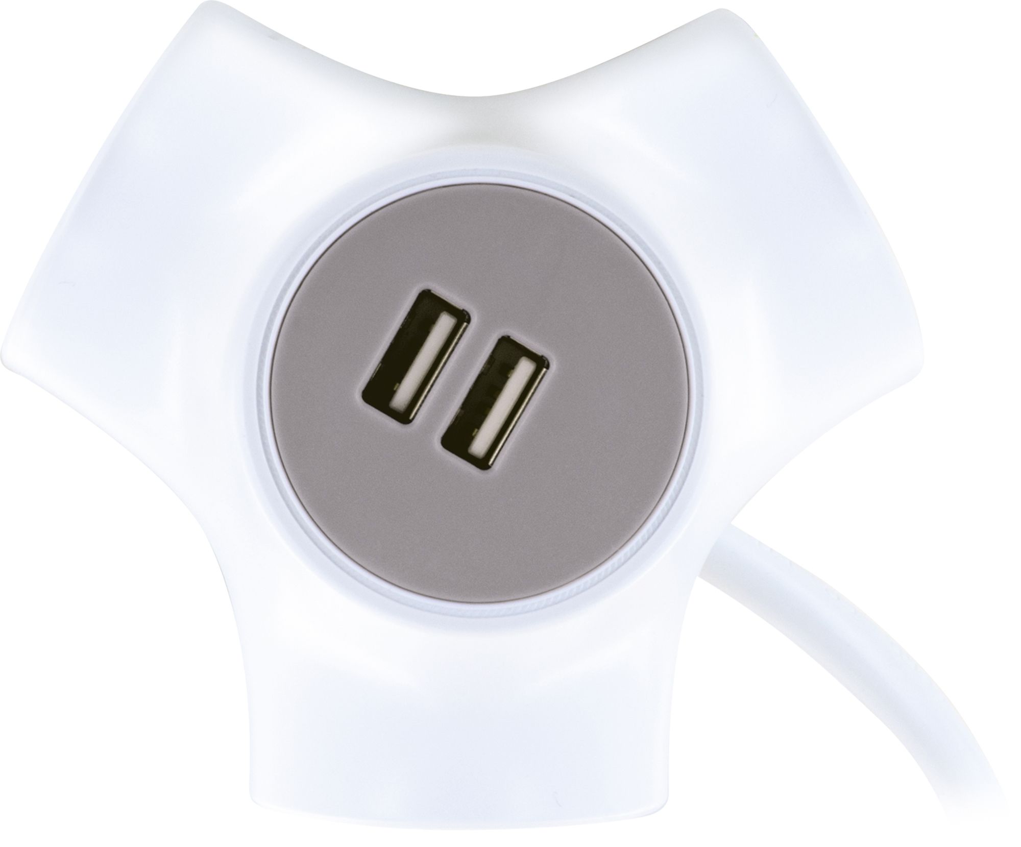 Schwaiger Dreifachsteckdose Würfel-Steckdosenadapter