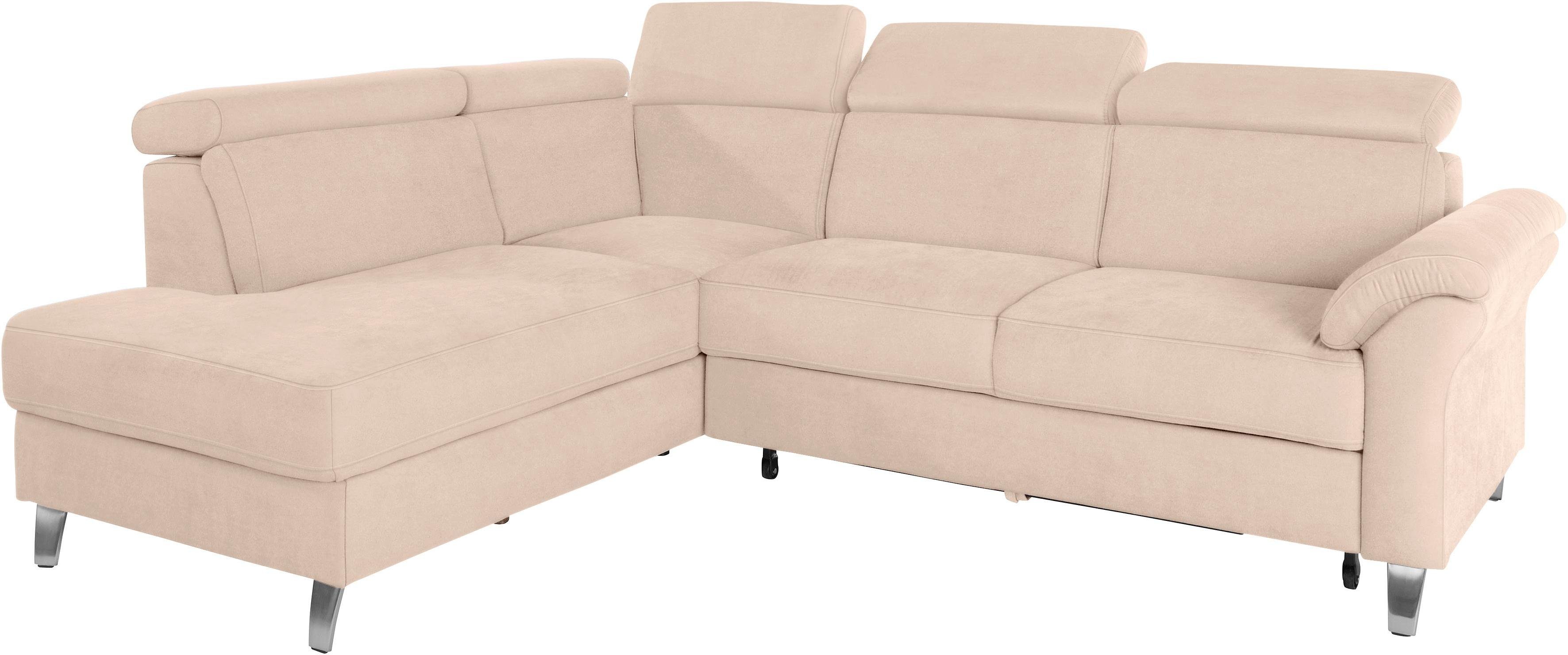 sit&more Ecksofa Arngast, inklusive Kopfteilverstellung und Federkern