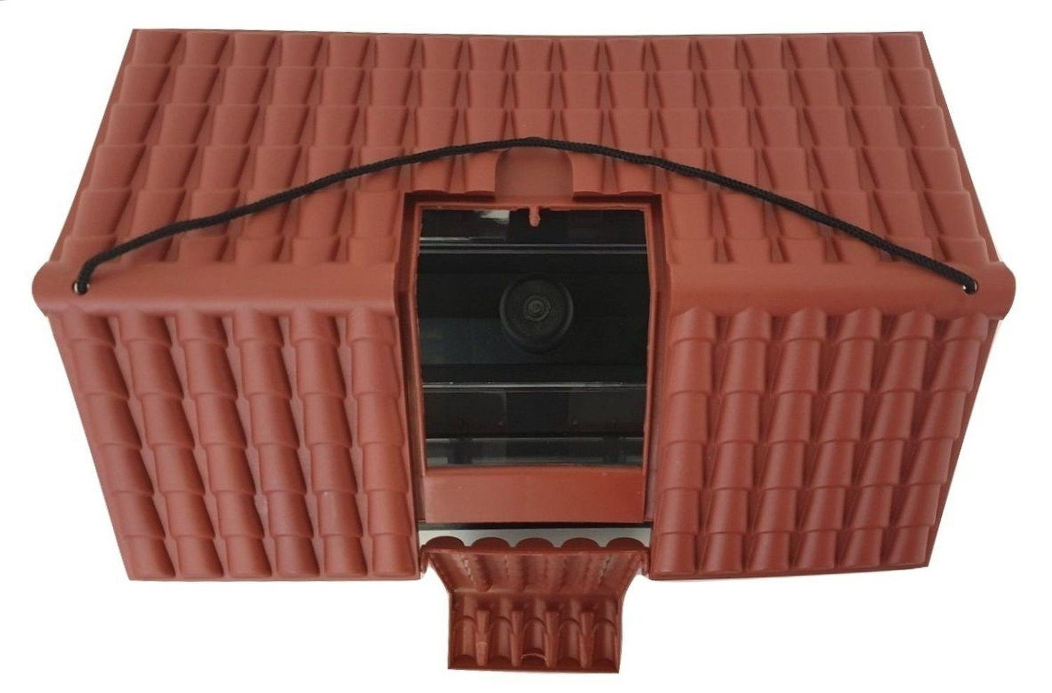 sesua Vogelhaus Vogelfutterstation Vogelhaus für 2,5 kg Futter Kunststoff Hängen aufstellen