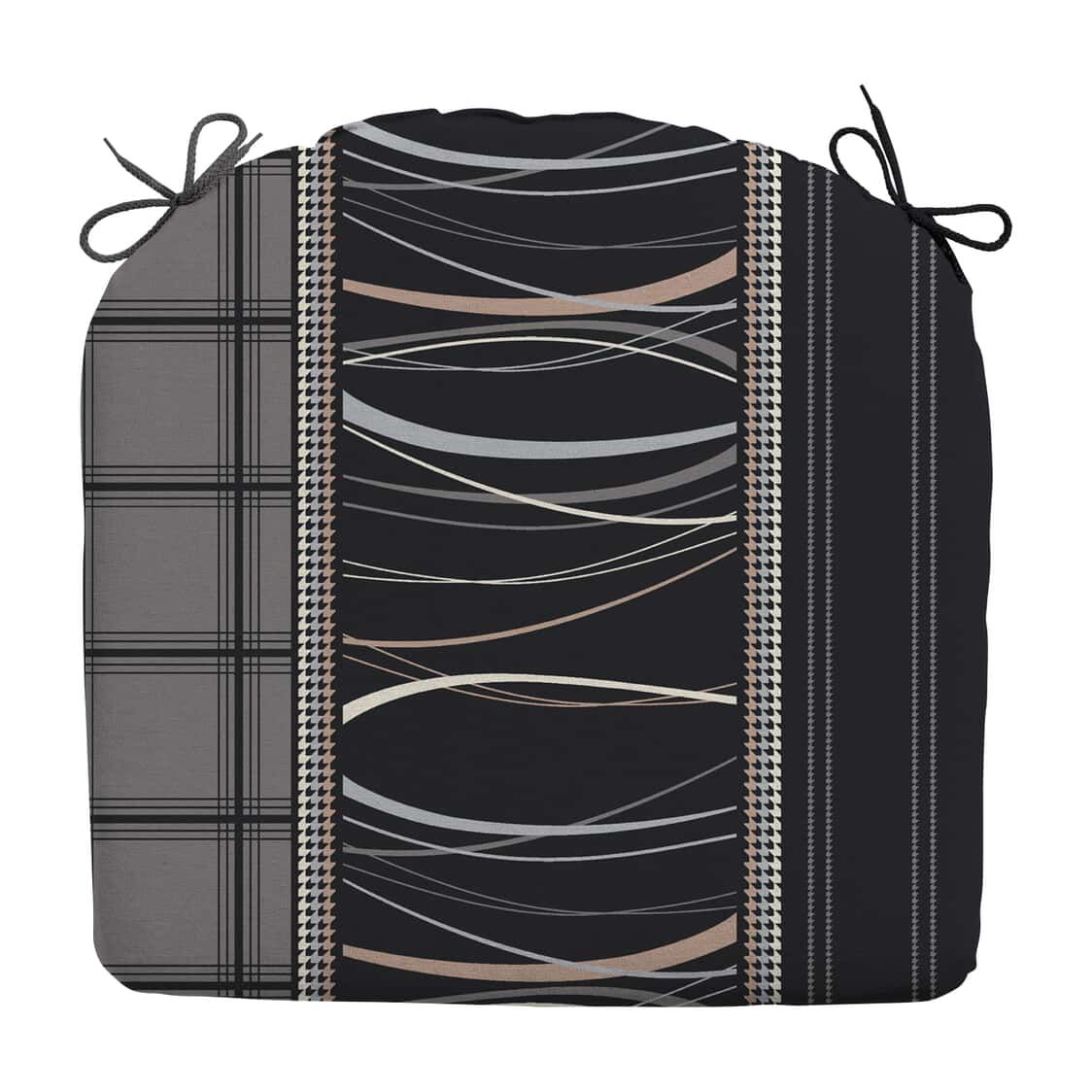 Madison Lines Grey 46x48 Sitzkissen