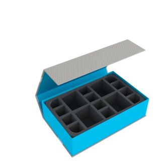 Feldherr Magnetbox blau für Blood Bowl: Fire Mountain Gut Busters
