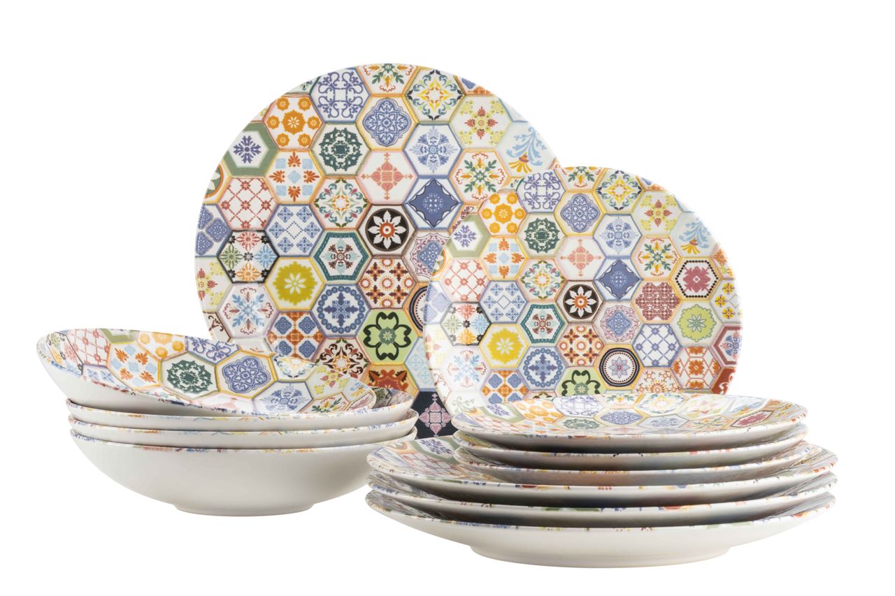 Mäser Serie Amarante, Tafelservice 12 teilig für 4 Personen