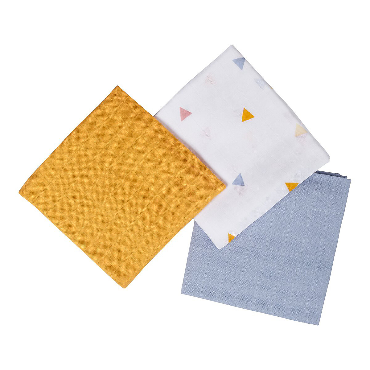 3er Pack Mullwindeln 80x80 cm