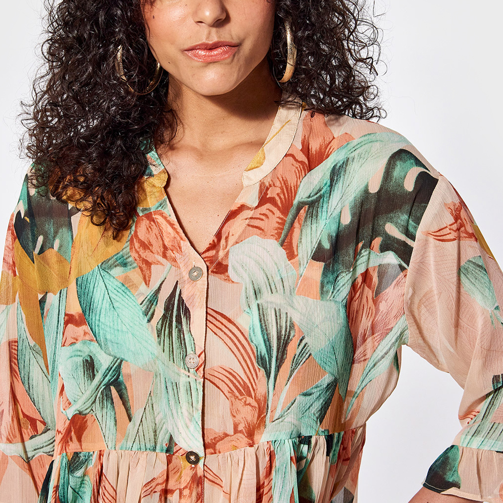 JADIS  Robe babydoll Femme imprimée fleurie