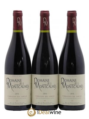 Terrasses du Larzac Domaine de Montcalmès Frédéric Pourtalié  2016 - Lot de 3 Bouteilles
