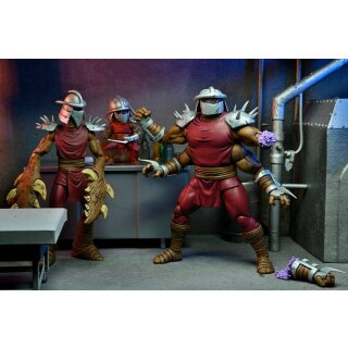 Teenage Mutant Ninja Turtles (Mirage Comics) Actionfigur - Shredder Clone & Mini Shredder (Deluxe)
