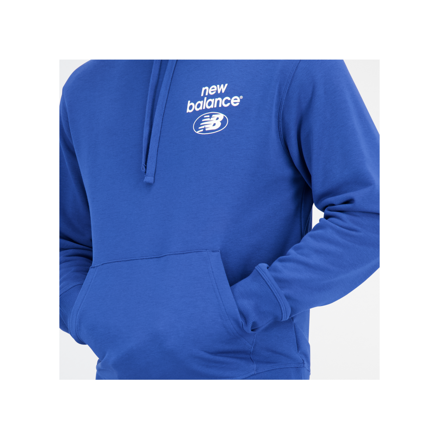 New Balance Essentials Reimagined Hoody Blau FATE