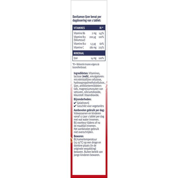 Davitamon Vas C- és B12-vitaminnal Tabletták 33 darab