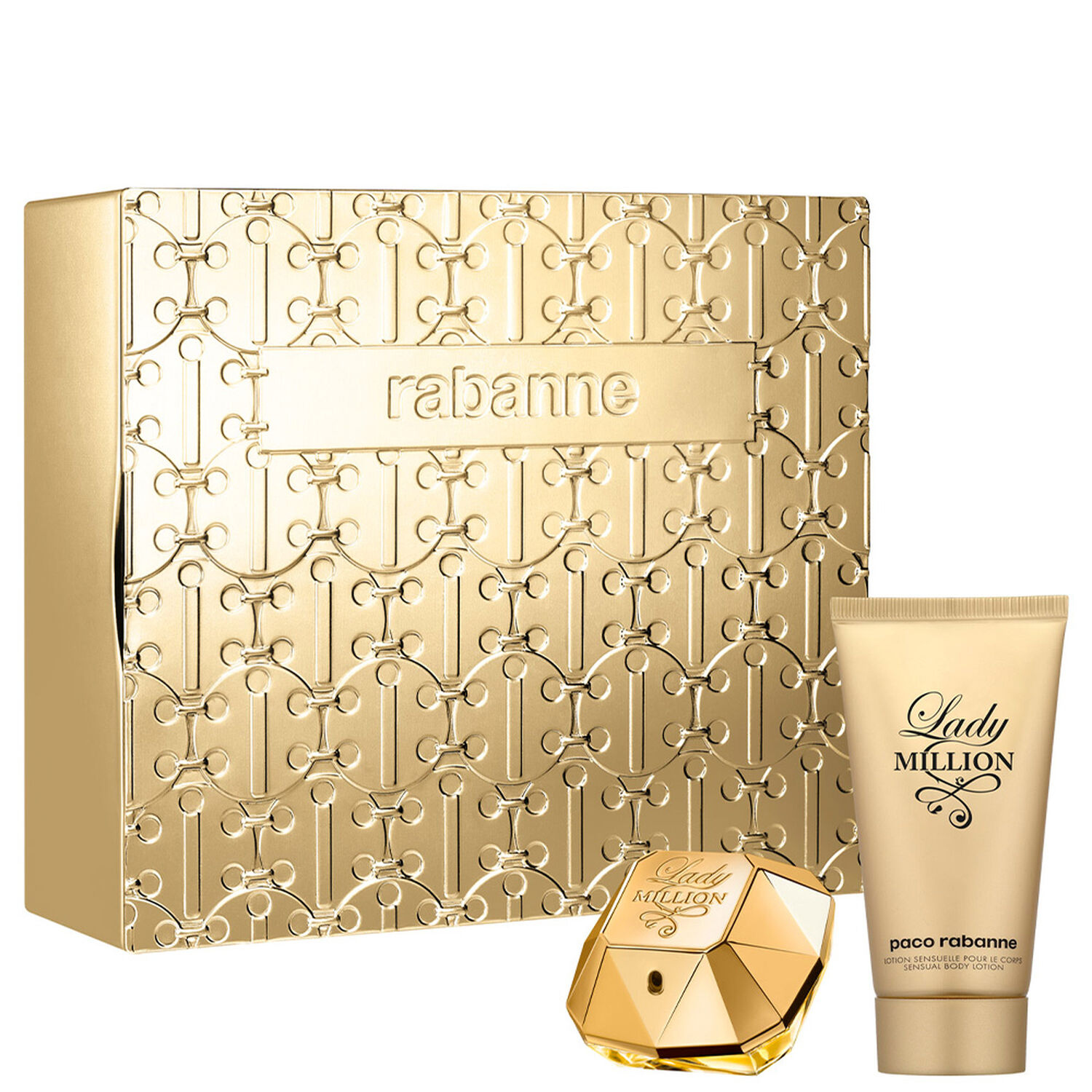 Paco Rabanne LADY MILLION Coffret Eau de Parfum 50 ml + Lait Corps 75 ml