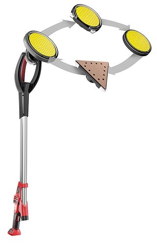 Flex-tools 504025 GE MH 18.0-EC Akumulátorová brúska Giraffe na steny a stropy s vymeniteľným systémom hlavíc 18V bez batérií a nabíjačky