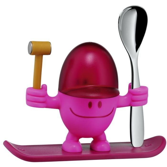 Eierbecher McEgg mit LÖffel, Pink