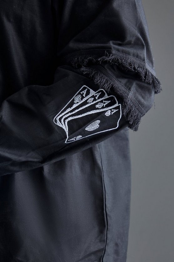 Plus Longsleeve One Of One Embroidered Shirt