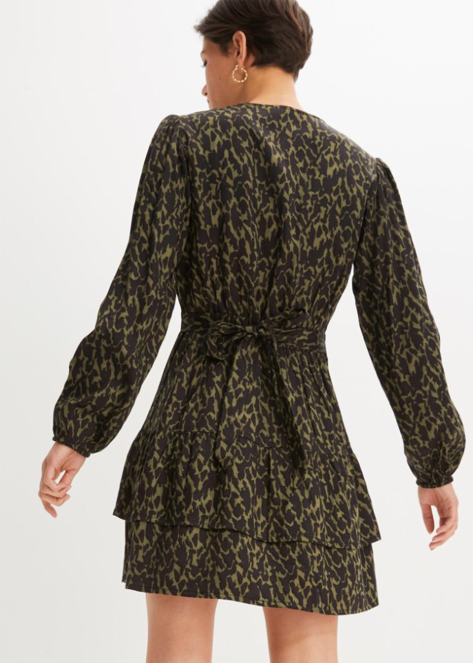Satin-Kleid aus nachhaltiger Viskose