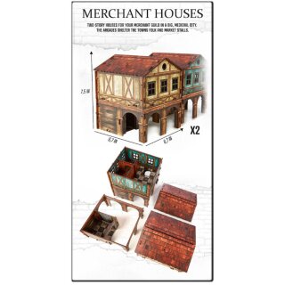 Terrain Systems: Constructions - Merchant Houses (Medieval Town)