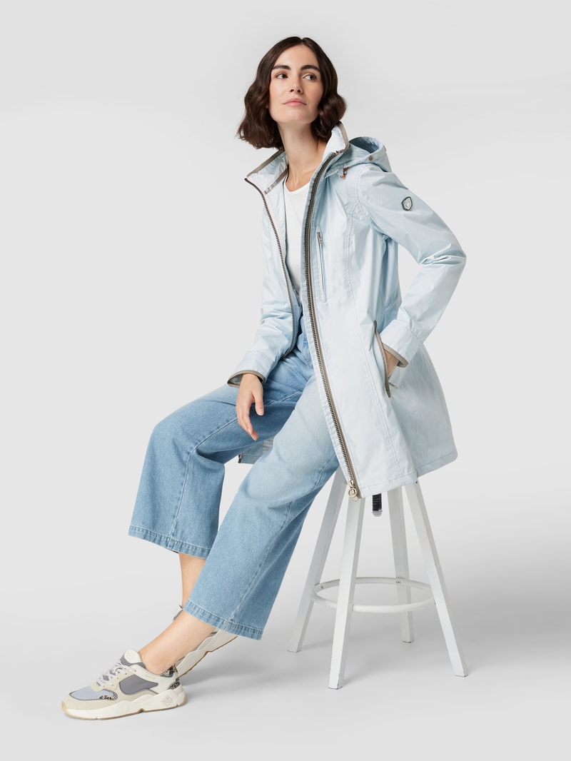 Funktionsjacke mit Kapuze Modell 'Westside' in hellblau