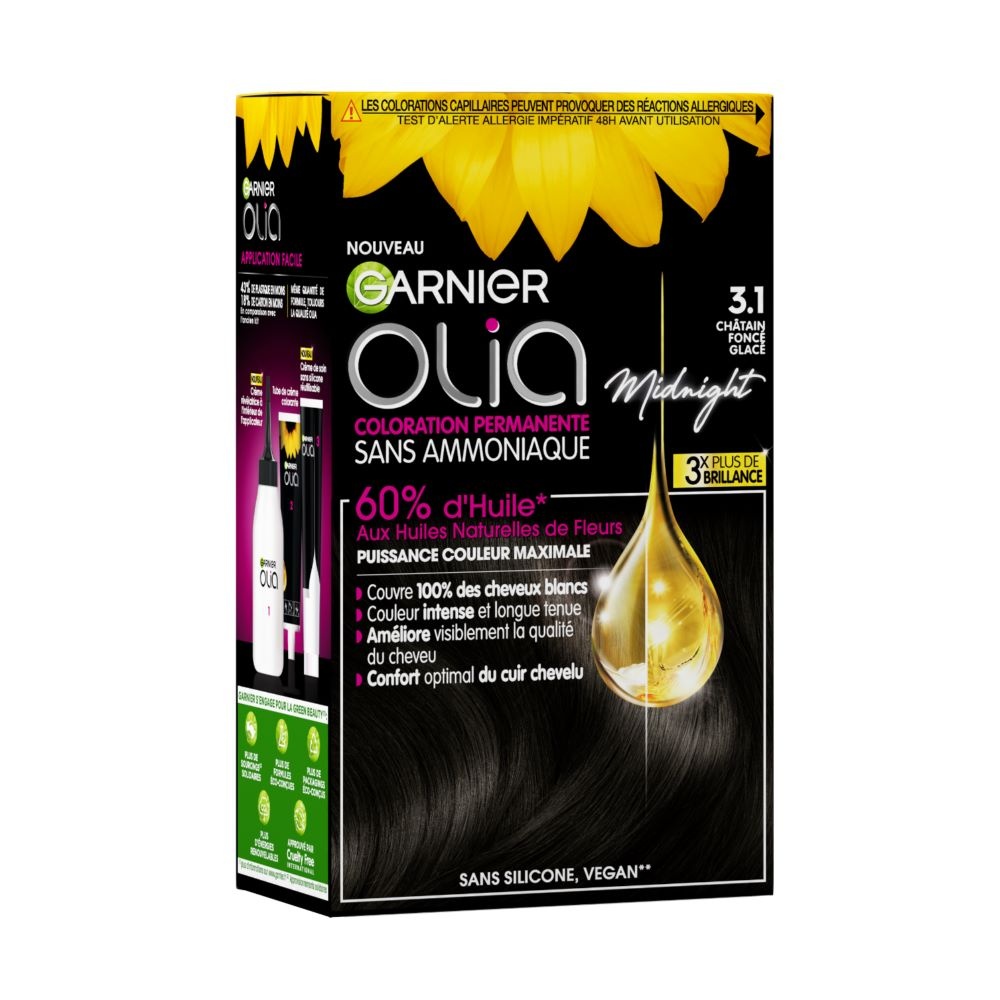garnier coloration Olia Coloration Permanente Sans Ammoniaque
