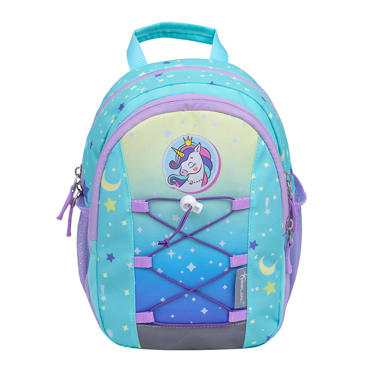 Kindergartenrucksack Mini Kiddy Kindergartenrucksack für 1-3 Jährige Kinder mit Brustgurt türkis