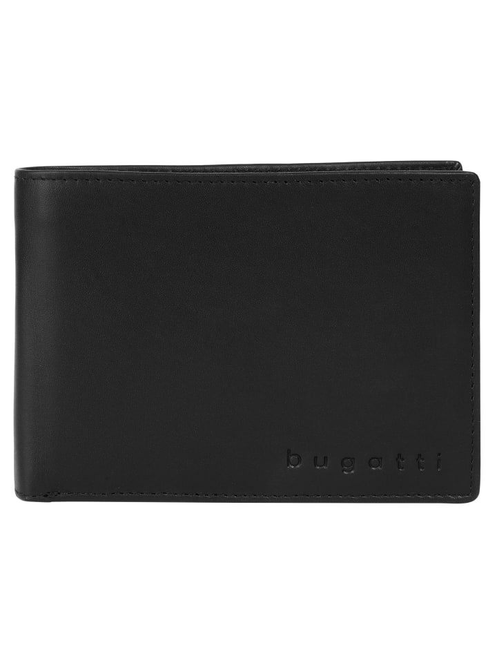 Bugatti Geldbörse SUPER SLIM RFID in schwarz günstig kaufen onesize