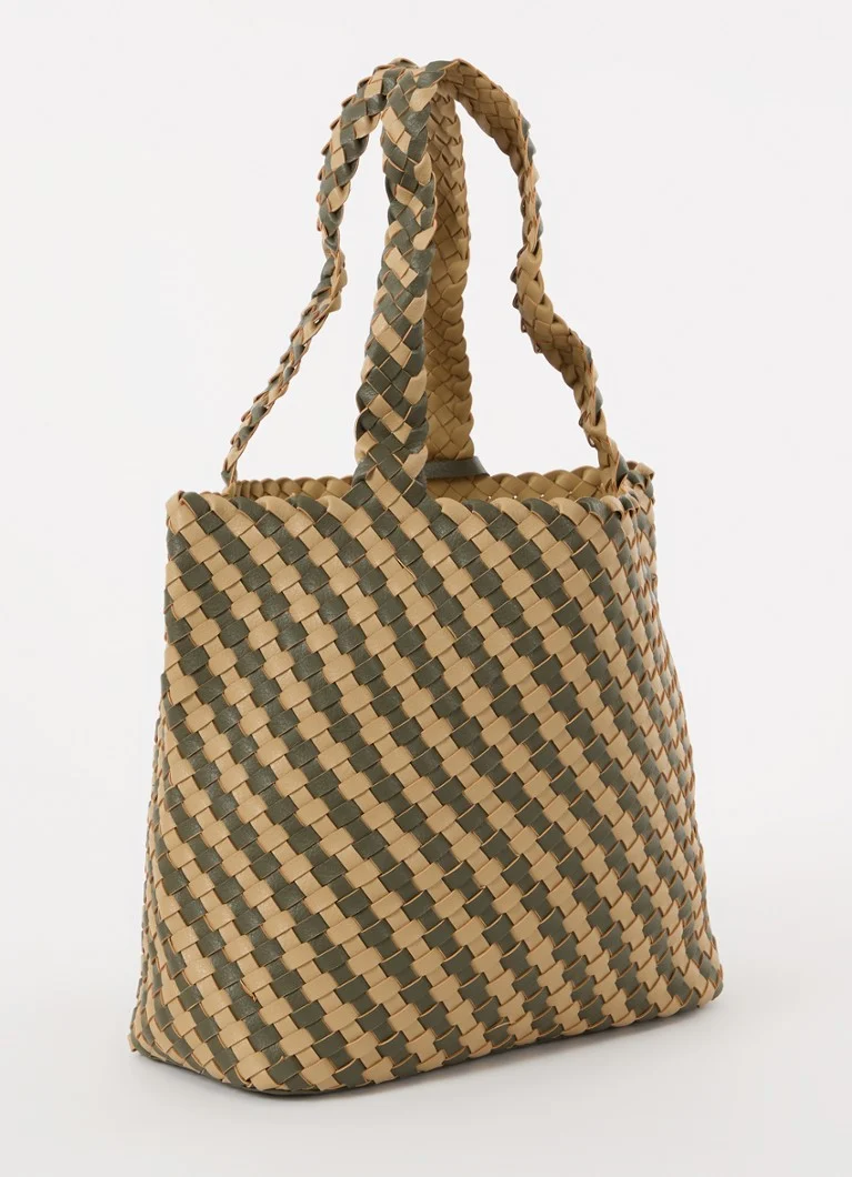 Ilse Jacobsen Reversible shopper with braided details