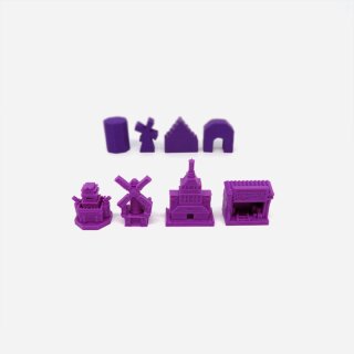 9 Faction Building Token Set for Scythe - 108 pieces