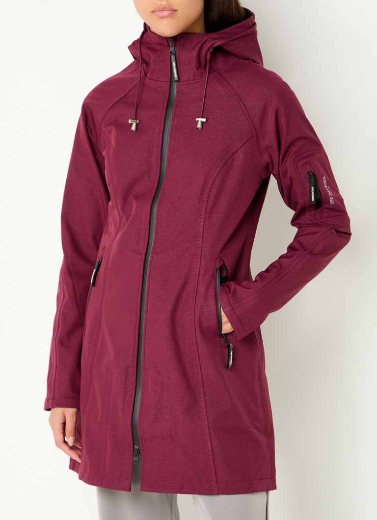 Ilse Jacobsen Rain37 softshell rain jacket with drawstring and zipper pockets