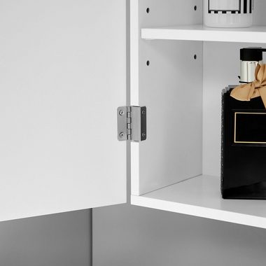 VASAGLE Hängeschrank Badezimmerschrank verstellbare Regalebenen