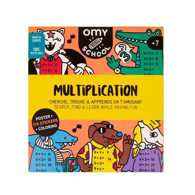 Coffret Multiplication j'apprends en m'amusant - OMY