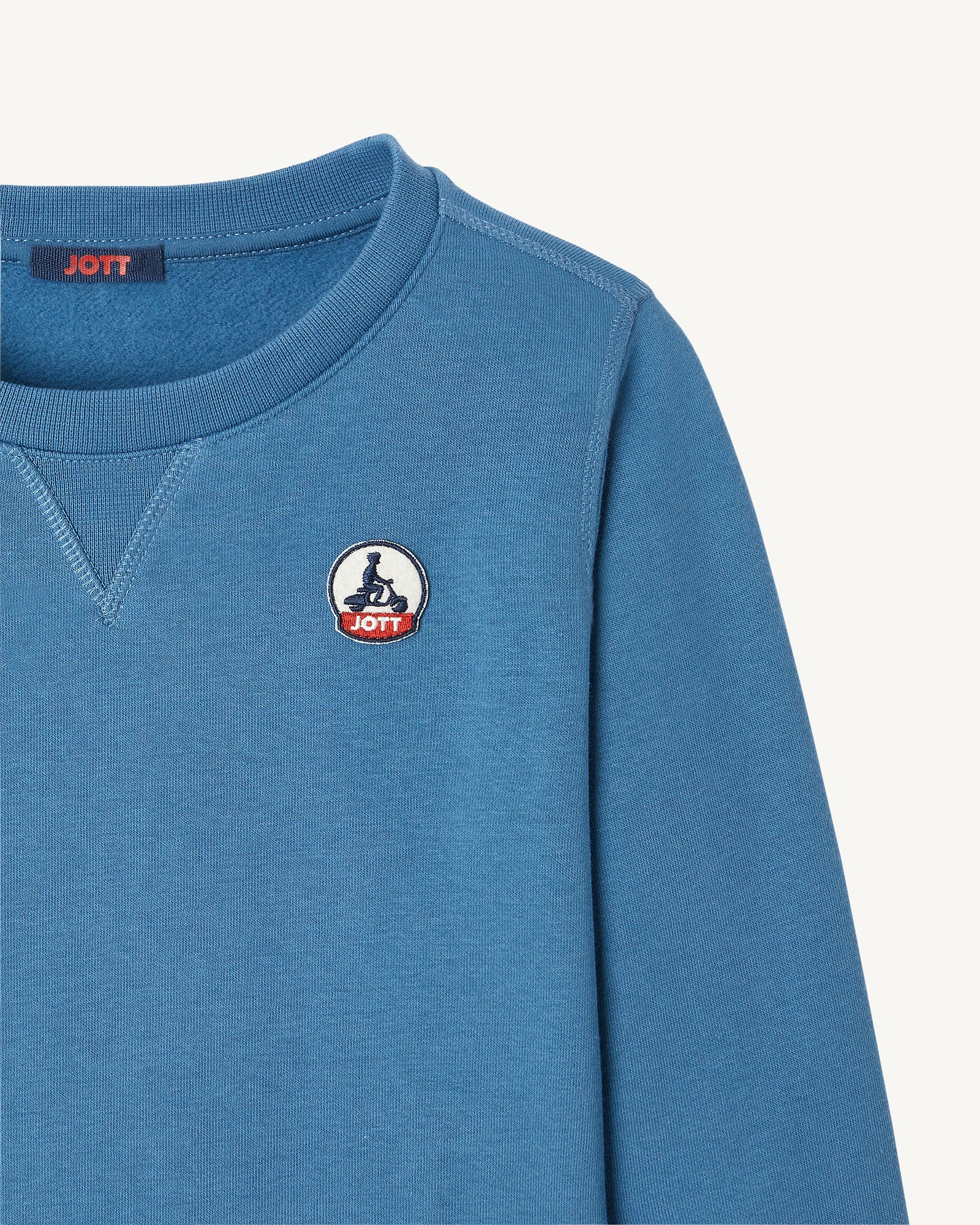 Sweat enfant en coton biologique Bleu jeans Barcelos