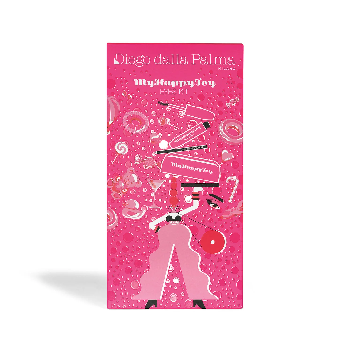 Myhappytoy Eyes Kit Mascara - Sminkesett, Mascara, Øyeblyant