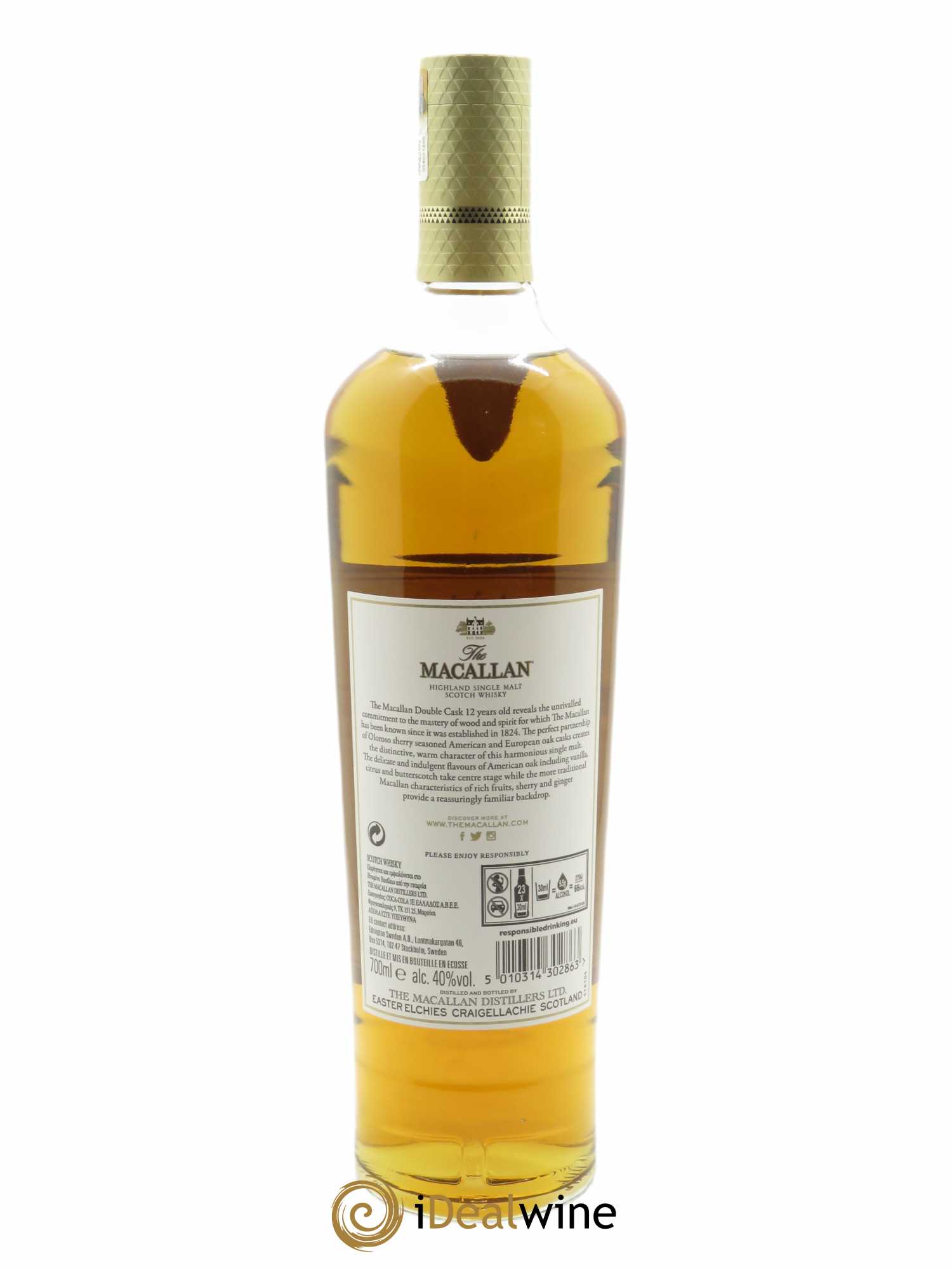 Whisky Macallan (The) Double Cask 12 years Old (70 cl)  - Lot de 1 Bouteille
