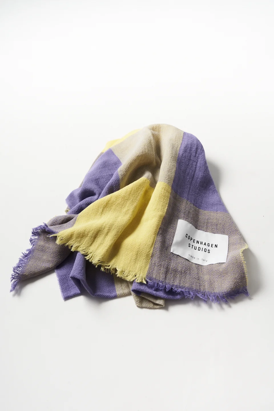 CPH SHAWL 7 cotton mix lavender/yellow