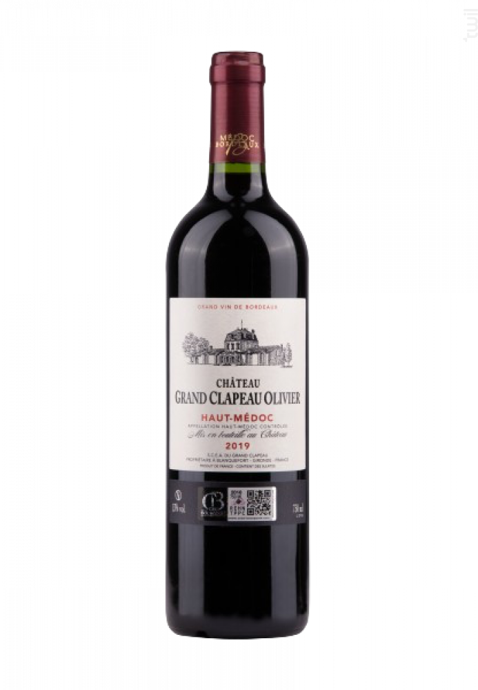 Château Grand Clapeau Olivier Cru Bourgeois Château Grand Clapeau Olivier Vin Rouge●Haut-Médoc 2019 75cl