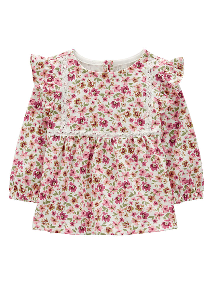 OshKosh Bluse in Creme/ Pink günstig kaufen