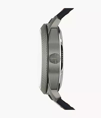 Fossil Uhr Machine Automatikwerk LiteHide™-Leder braun