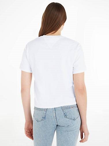 TOMMY-JEANS Damen T-Shirt TJW CLS LEO